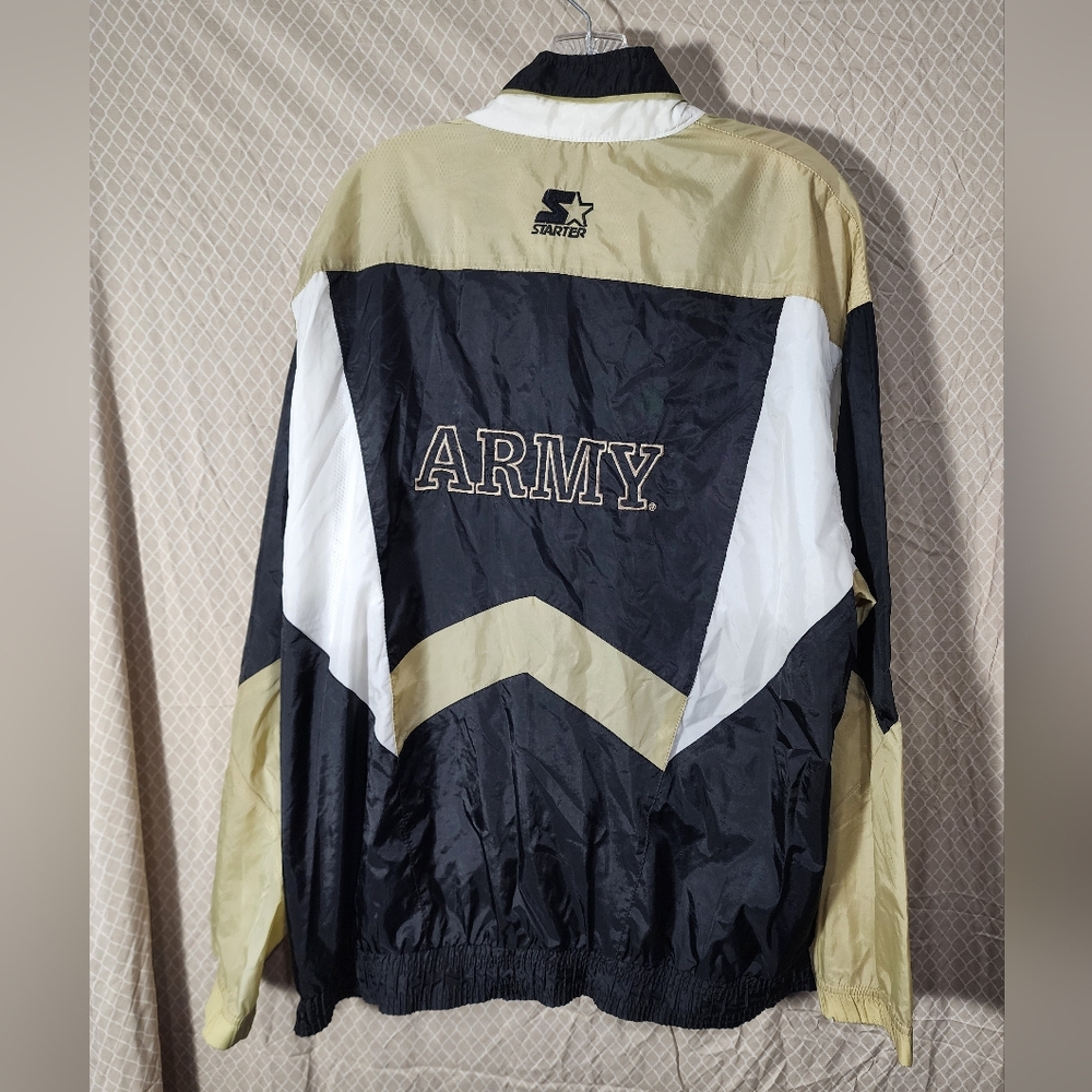 Vintage Starter Men's Army Football Windbreaker Jacket Men's Large